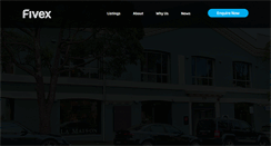 Desktop Screenshot of fivex.com.au